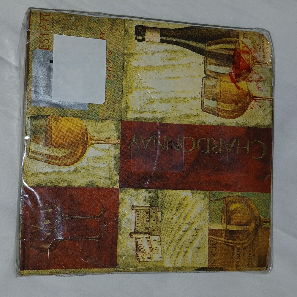 ppd Novelties Beverage Napkins Party Supplies brown green 20 Count 3ply nwt